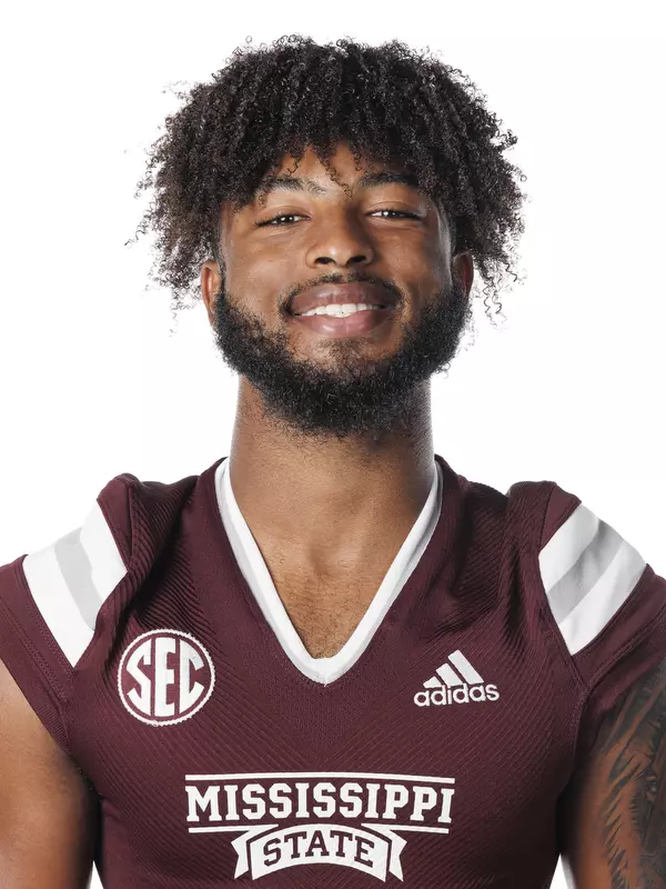 STARKVILLE, MS - August 11, 2022 - Mississippi State Running Back Kione Roberson (#34) taken at the Holliman Athletic Center at Mississippi State University in Starkville, MS. Photo By Austin Perryman