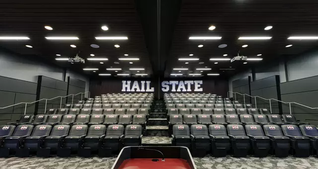 STARKVILLE, MS - July 29, 2022 - Facilities updates taken at the Leo Seal Jr. Football Complex at Mississippi State University in Starkville, MS. Photo By Austin Perryman