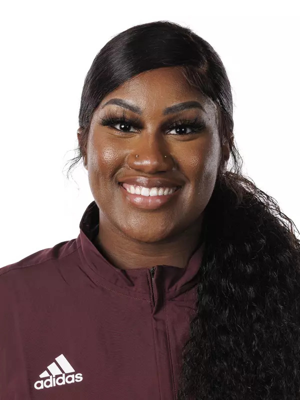 STARKVILLE, MS - August 22, 2022 - Mississippi State Infielder Aquana Brownlee (#20) headshot taken at the Holliman Athletic Center at Mississippi State University in Starkville, MS. Photo By Austin Perryman