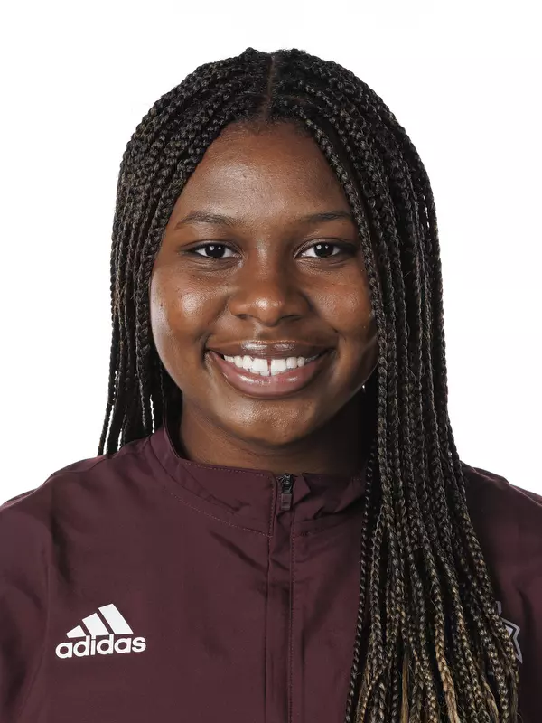 STARKVILLE, MS - August 22, 2022 - Mississippi State Outfielder Saleyna Daniel (#25) headshot taken at the Holliman Athletic Center at Mississippi State University in Starkville, MS. Photo By Austin Perryman