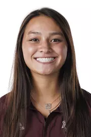 STARKVILLE, MS - August 22, 2022 - Mississippi State Infielder Macy Graf (#1) headshot taken at the Holliman Athletic Center at Mississippi State University in Starkville, MS. Photo By Austin Perryman