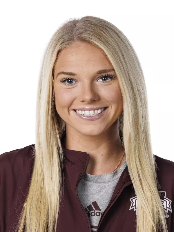 STARKVILLE, MS - August 22, 2022 - Mississippi State Pitcher Kenley Hawk (#53) headshot taken at the Holliman Athletic Center at Mississippi State University in Starkville, MS. Photo By Austin Perryman