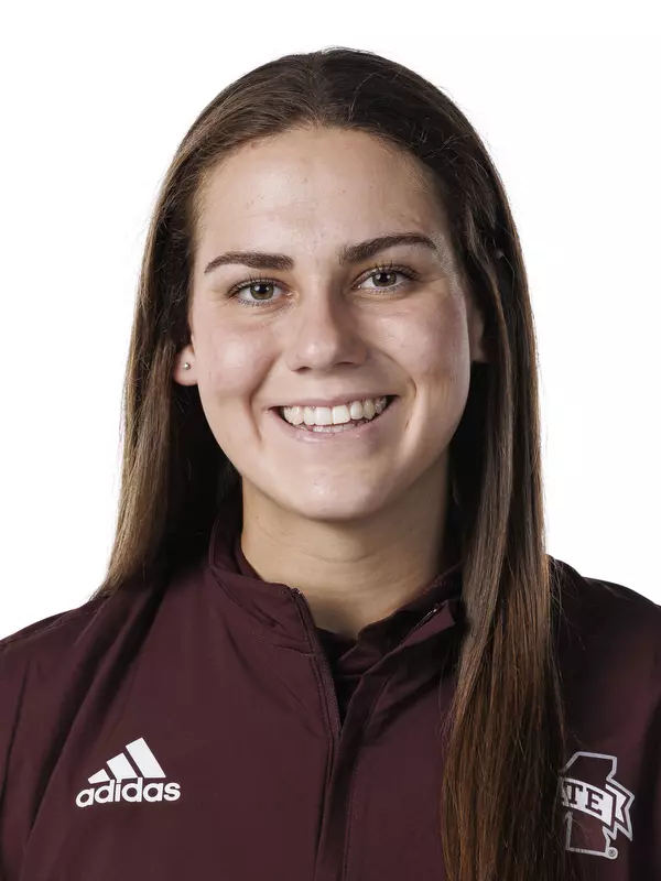 STARKVILLE, MS - August 22, 2022 - Mississippi State Infielder Madisyn Kennedy (#18) headshot taken at the Holliman Athletic Center at Mississippi State University in Starkville, MS. Photo By Austin Perryman