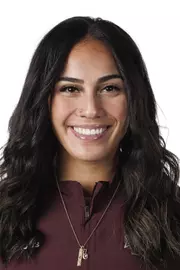 STARKVILLE, MS - August 22, 2022 - Mississippi State Outfielder Chloe Malau’ulu (#14) headshot taken at the Holliman Athletic Center at Mississippi State University in Starkville, MS. Photo By Austin Perryman