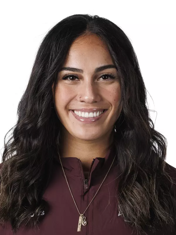 STARKVILLE, MS - August 22, 2022 - Mississippi State Outfielder Chloe Malau’ulu (#14) headshot taken at the Holliman Athletic Center at Mississippi State University in Starkville, MS. Photo By Austin Perryman