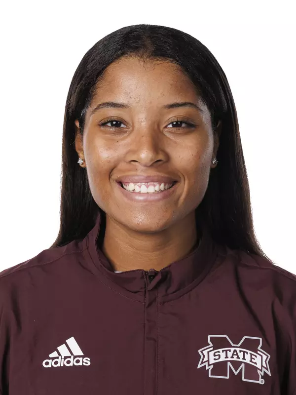 STARKVILLE, MS - August 22, 2022 - Mississippi State Infielder Kiarra Sells (#9) headshot taken at the Holliman Athletic Center at Mississippi State University in Starkville, MS. Photo By Austin Perryman