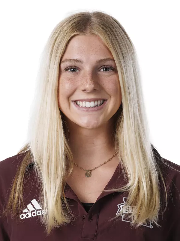 STARKVILLE, MS - August 22, 2022 - Mississippi State Distance Runner Maci Mills headshot taken at the Holliman Athletic Center at Mississippi State University in Starkville, MS. Photo By Austin Perryman