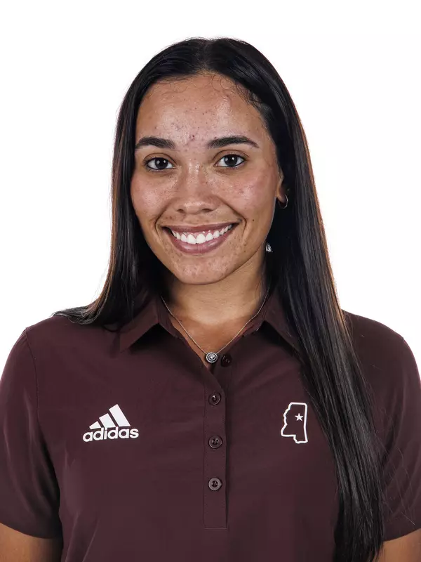 STARKVILLE, MS - September 08, 2022 - Mississippi State's Izzy Pellot headshot taken at the Holliman Athletic Center at Mississippi State University in Starkville, MS. Photo By Mississippi State Athletics