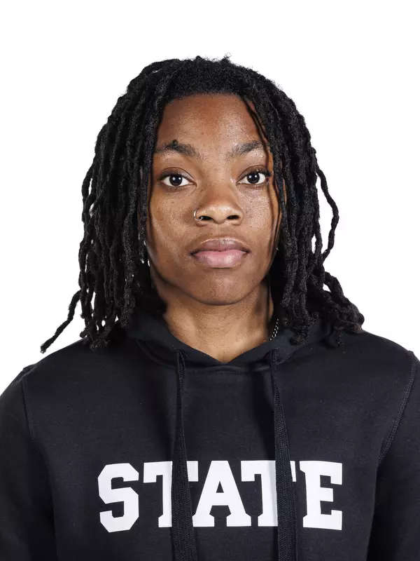 STARKVILLE, MS - January 17, 2023 - Mississippi State Sprinter Kamaya Debose-Epps headshot taken at the Holliman Athletic Center at Mississippi State University in Starkville, MS. Photo By Kevin Snyder