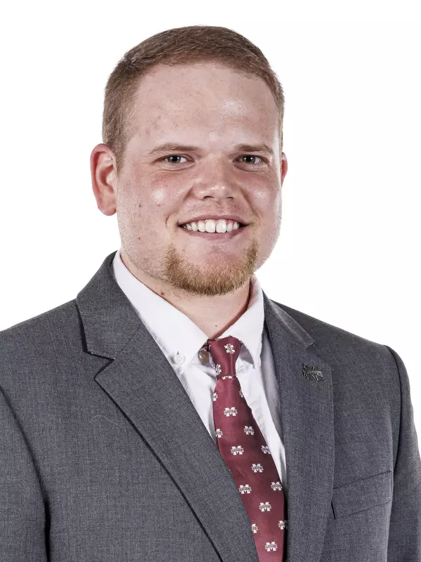 STARKVILLE, MS - October 03, 2023 - Ty Connor headshot taken at the Holliman Athletic Center at Mississippi State University in Starkville, MS. Photo By Jaden Powell