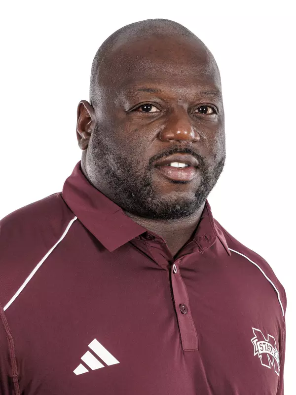 STARKVILLE, MS - October 10, 2023 - Mississippi State Director of Football Recruiting Communications Rod Gibson headshot taken at the Holliman Athletic Center at Mississippi State University in Starkville, MS. Photo By Mike Mattina