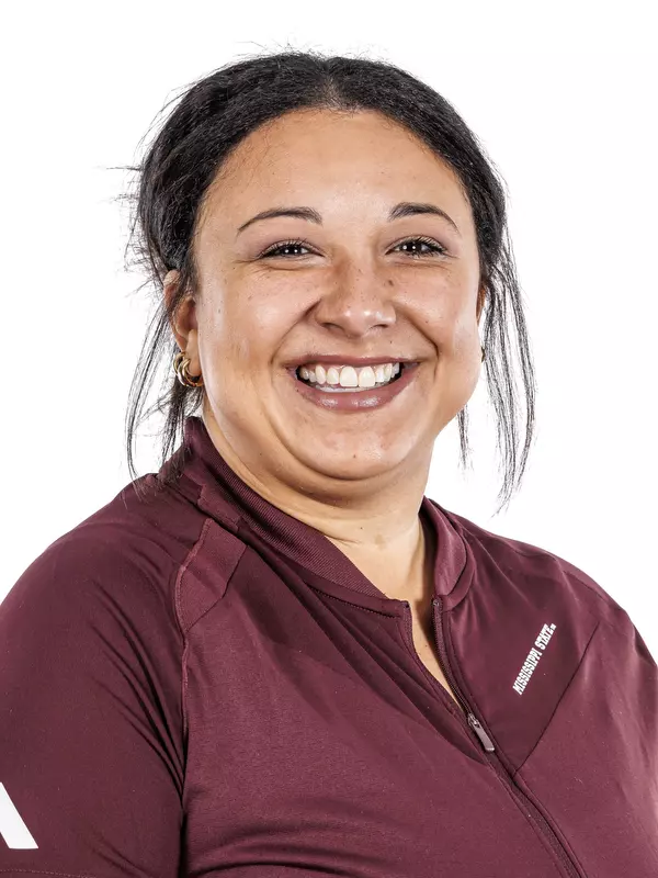 STARKVILLE, MS - October 10, 2023 - Taylor Heart headshot taken at the Holliman Athletic Center at Mississippi State University in Starkville, MS. Photo By Mike Mattina