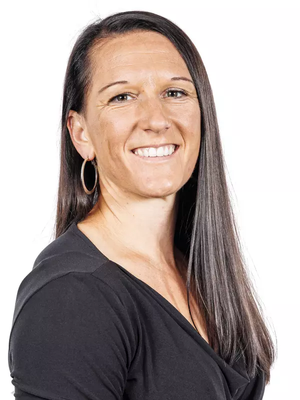 STARKVILLE, MS - October 17, 2023 - Marci Hoppa headshot taken at the Holliman Athletic Center at Mississippi State University in Starkville, MS. Photo By Mike Mattina