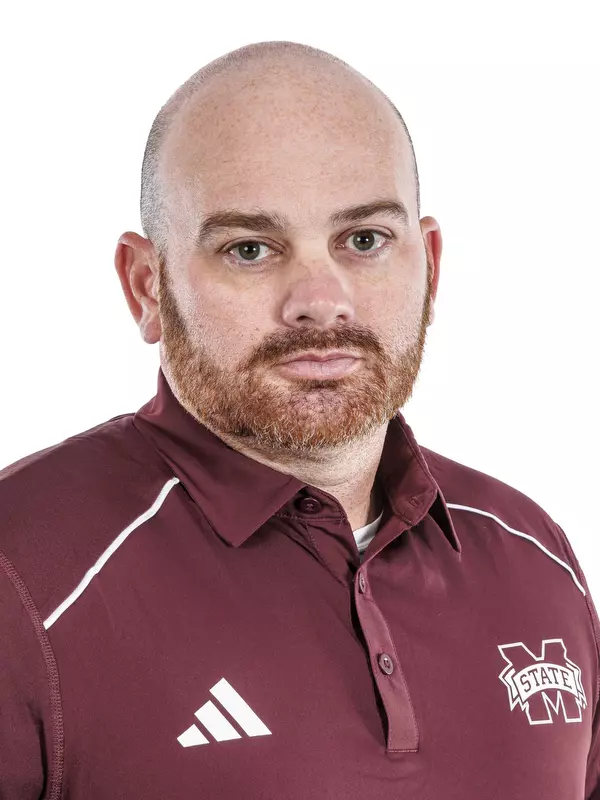 STARKVILLE, MS - October 10, 2023 - Lee Willbanks headshot taken at the Holliman Athletic Center at Mississippi State University in Starkville, MS. Photo By Mike Mattina