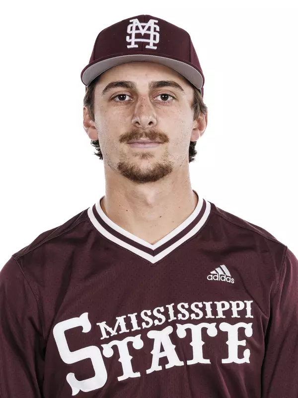 STARKVILLE, MS - November 17, 2023 - Mississippi State Pitcher Logan Forsythe (#6) during 2023-2024 Baseball Production Day at Dudy Noble Field at Polk-Dement Stadium in Starkville, MS. Photo By Jaden Powell