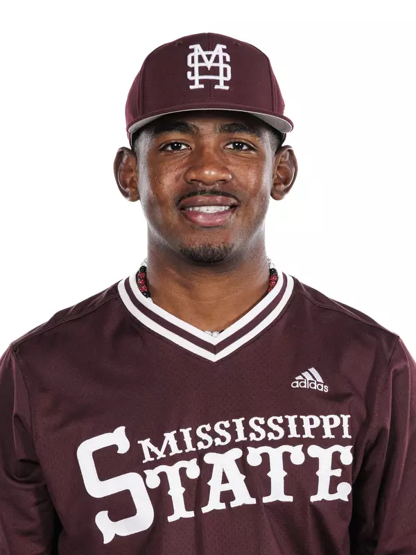 STARKVILLE, MS - November 16, 2023 - Mississippi State Infielder Amani Larry (#8) during 2023-2024 Baseball Production Day at Dudy Noble Field at Polk-Dement Stadium in Starkville, MS. Photo By Jaden Powell