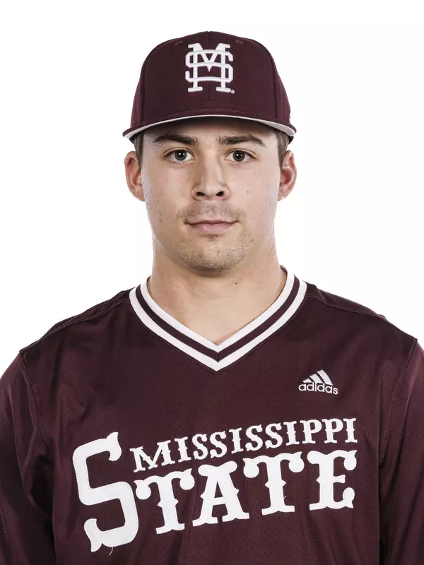 STARKVILLE, MS - November 16, 2023 - Mississippi State Pitcher Evan Siary (#12) during 2023-2024 Baseball Production Day at Dudy Noble Field at Polk-Dement Stadium in Starkville, MS. Photo By Jaden Powell