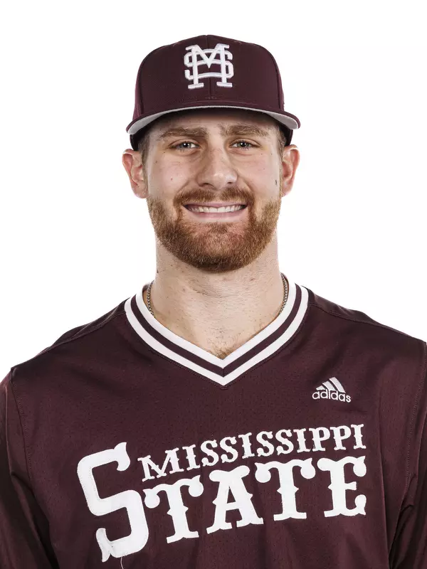 STARKVILLE, MS - November 16, 2023 - Mississippi State Pitcher Stone Simmons (#17) during 2023-2024 Baseball Production Day at Dudy Noble Field at Polk-Dement Stadium in Starkville, MS. Photo By Jaden Powell