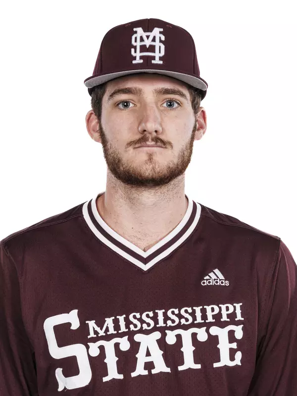 STARKVILLE, MS - November 17, 2023 - Mississippi State Pitcher Brock Tapper (#55) during 2023-2024 Baseball Production Day at Dudy Noble Field at Polk-Dement Stadium in Starkville, MS. Photo By Jaden Powell