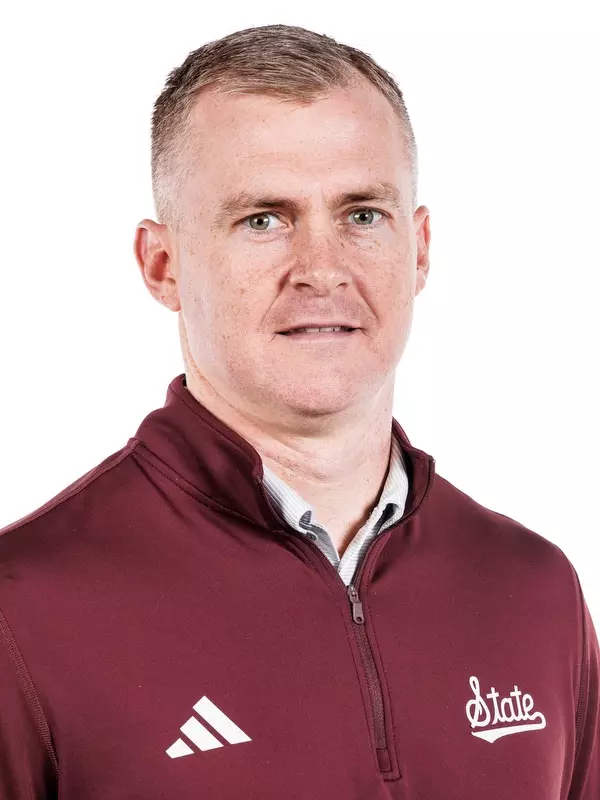 STARKVILLE, MS - December 18, 2023 - Mississippi State Co-Defensive Coordinator and Safeties Coach Matt Barnes during New Coach Photo Shoot at the Leo Seal Jr. Football Complex at Mississippi State University in Starkville, MS. Photo By Mike Mattina