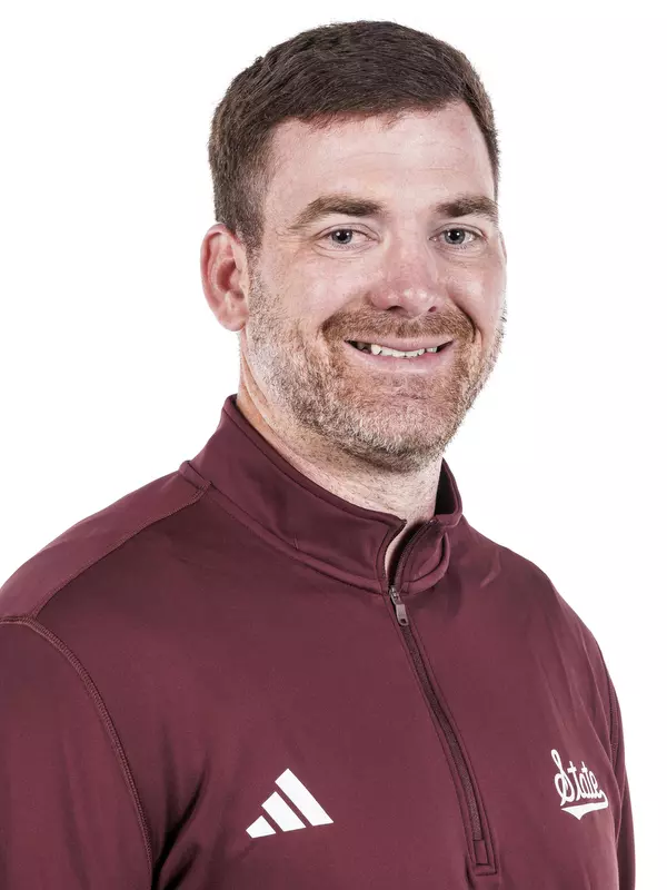 STARKVILLE, MS - December 18, 2023 - Mississippi State Tight Ends Coach Jon Cooper during New Coach Photo Shoot at the Leo Seal Jr. Football Complex at Mississippi State University in Starkville, MS. Photo By Mike Mattina