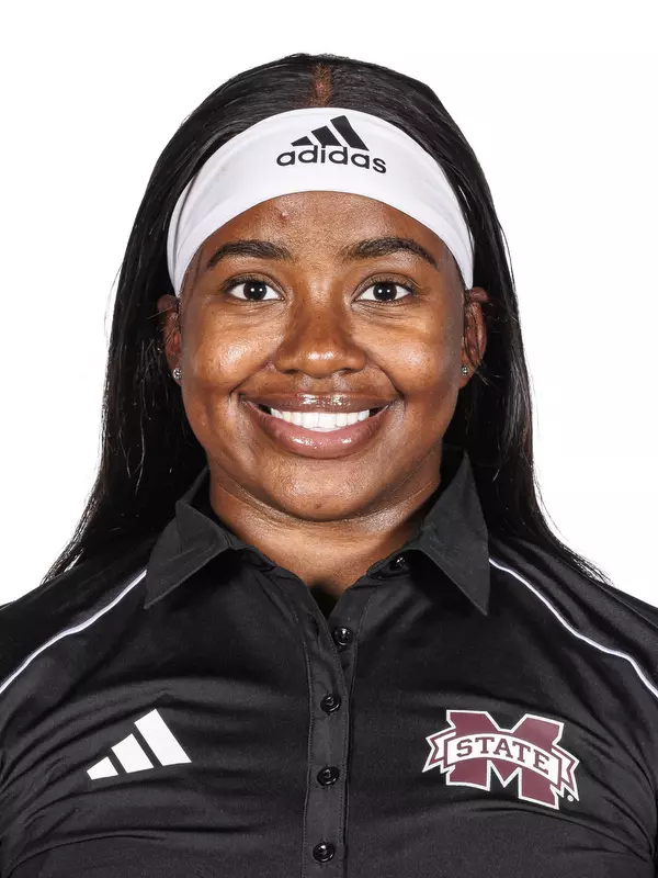 STARKVILLE, MS - October 26, 2023 - Mississippi State Rice Alkins headshot taken at the Holliman Athletic Center at Mississippi State University in Starkville, MS. Photo By Bailey Black