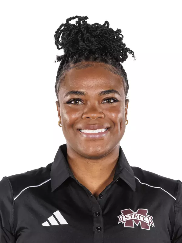 STARKVILLE, MS - October 26, 2023 - Mississippi State Danielle Brisset headshot taken at the Holliman Athletic Center at Mississippi State University in Starkville, MS. Photo By Bailey Black