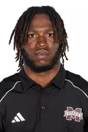 STARKVILLE, MS - October 26, 2023 - Mississippi State Sema’j Daniels headshot taken at the Holliman Athletic Center at Mississippi State University in Starkville, MS. Photo By Bailey Black