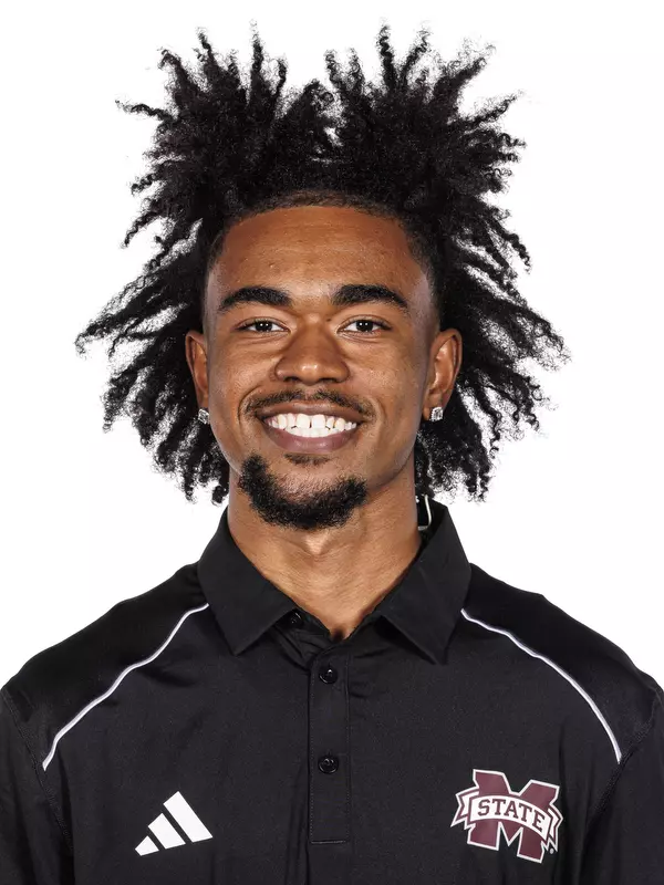 STARKVILLE, MS - October 25, 2023 - Mississippi State Sprinter Omari Hammond during 2023-2024 Track & Field Production Day at the Holliman Athletic Center at Mississippi State University in Starkville, MS. Photo By Mike Mattina