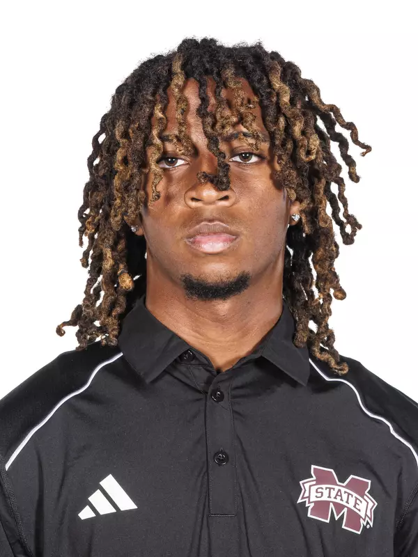 STARKVILLE, MS - October 26, 2023 - Mississippi State XXXX Dominick Lawshea headshot taken at the Holliman Athletic Center at Mississippi State University in Starkville, MS. Photo By Bailey Black