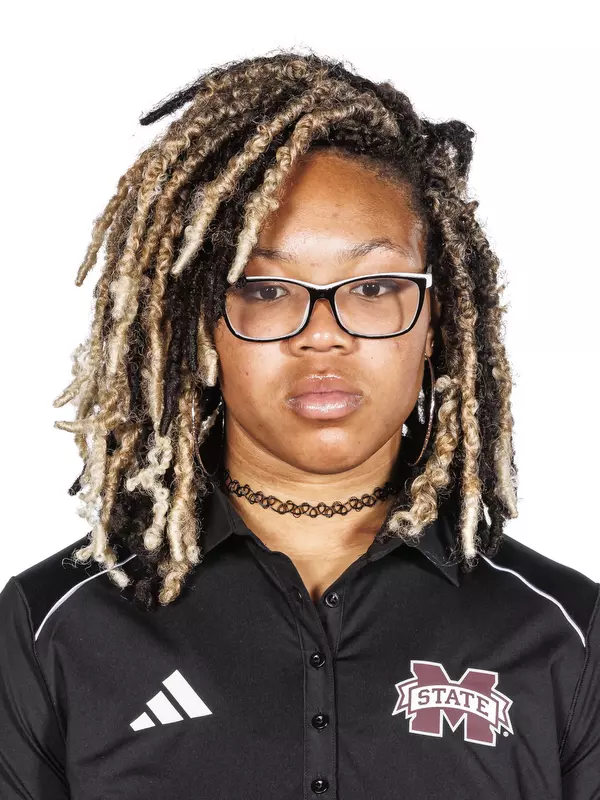 STARKVILLE, MS - October 26, 2023 - Mississippi State XXXX Megan Womack headshot taken at the Holliman Athletic Center at Mississippi State University in Starkville, MS. Photo By Bailey Black