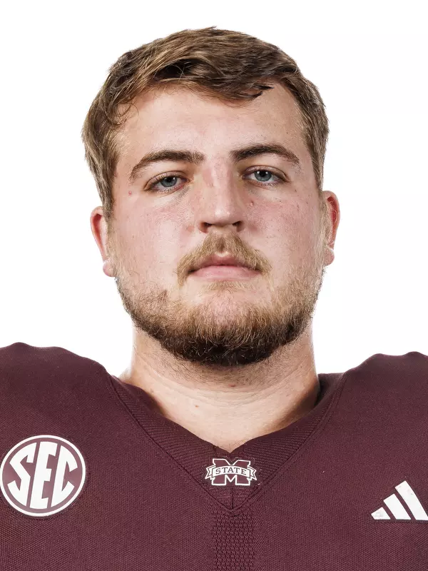 STARKVILLE, MS - July 21, 2023 - Mississippi State Offensive Lineman Wesley Davis (#56) during 2023-2024 Production Day at Davis Wade Stadium at Scott Field in Starkville, MS. Photo By Mike Mattina