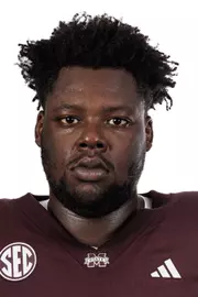 STARKVILLE, MS - July 19, 2023 - Mississippi State Offensive Lineman Kwatrivous Johnson (#69) during 2023-2024 Production Day at Davis Wade Stadium at Scott Field in Starkville, MS. Photo By Mike Mattina