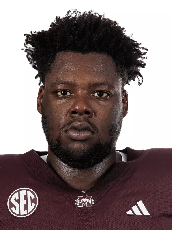 STARKVILLE, MS - July 19, 2023 - Mississippi State Offensive Lineman Kwatrivous Johnson (#69) during 2023-2024 Production Day at Davis Wade Stadium at Scott Field in Starkville, MS. Photo By Mike Mattina