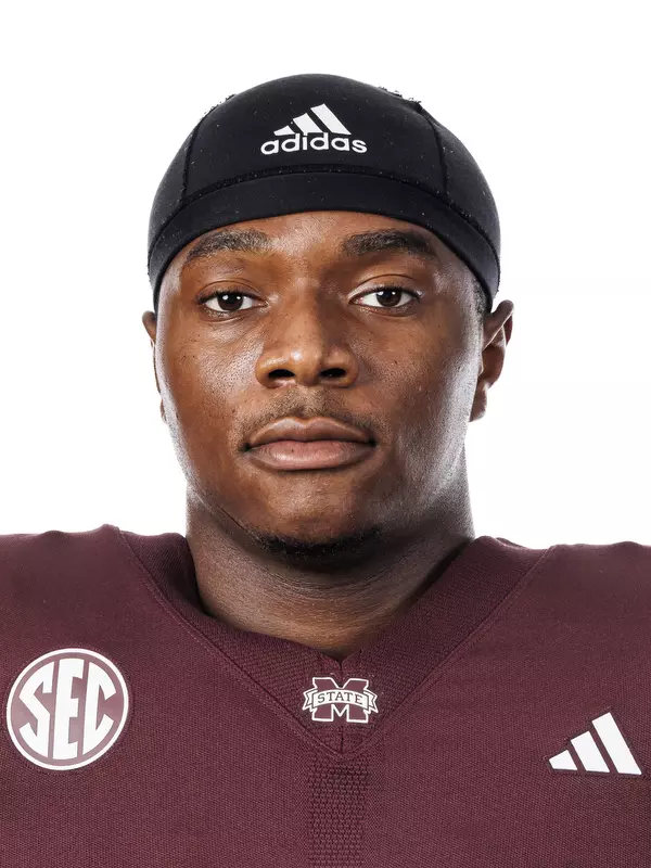 STARKVILLE, MS - July 20, 2023 - Mississippi State Defensive End De'Monte Russell (#9) during 2023-2024 Production Day at Davis Wade Stadium at Scott Field in Starkville, MS. Photo By Mike Mattina