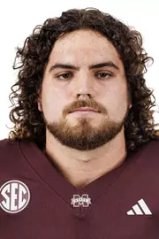 STARKVILLE, MS - July 19, 2023 - Mississippi State Offensive Lineman Cole Smith (#57) during 2023-2024 Production Day at Davis Wade Stadium at Scott Field in Starkville, MS. Photo By Mike Mattina