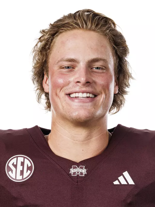 STARKVILLE, MS - July 20, 2023 - Mississippi State Quarterback Jake Weir (#15) during 2023-2024 Production Day at Davis Wade Stadium at Scott Field in Starkville, MS. Photo By Mike Mattina