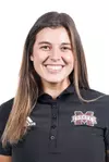 STARKVILLE, MS - August 02, 2023 - Taylor Russo headshot during coaches photoshoot at Holliman Athletic Center in Starkville, MS. Photo By Jaden Powell