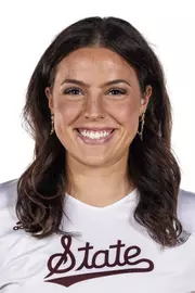 STARKVILLE, MS - August 05, 2023 - Mississippi State Outside Hitter/Right Side Hitter Lauren Myrick (#18) during 2023-2024 Volleyball Production Day at the Newell-Grissom Building in Starkville, MS. Photo By Mike Mattina