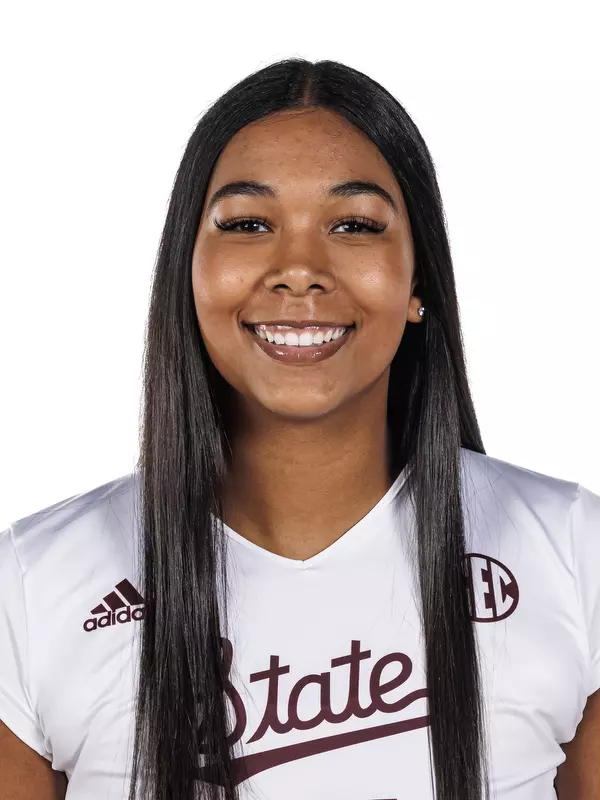 STARKVILLE, MS - August 05, 2023 - Mississippi State Right Side Hitter Amina Shackelford (#17) during 2023-2024 Volleyball Production Day at the Newell-Grissom Building in Starkville, MS. Photo By Mike Mattina