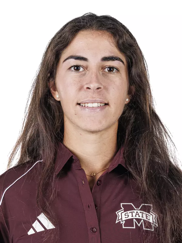 STARKVILLE, MS - September 15, 2023 - Mississippi State's Ana Pina Ortega headshot taken at the Holliman Athletic Center at Mississippi State University in Starkville, MS. Photo By Jaden Powell