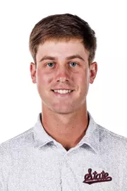 STARKVILLE, MS - September 05, 2023 - Mississippi State's Bo Blanchard headshot taken at the Holliman Athletic Center at Mississippi State University in Starkville, MS. Photo By Bailey Black