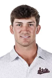 STARKVILLE, MS - September 05, 2023 - Mississippi State's Drew Wilson headshot taken at the Holliman Athletic Center at Mississippi State University in Starkville, MS. Photo By Mike Mattina