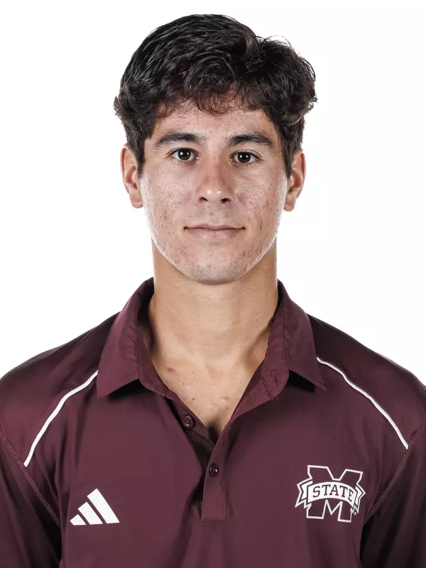 STARKVILLE, MS - September 06, 2023 - Mississippi State Roberto Ferrer Guimaraes during 2023-24 Men’s Tennis Production Day at the Holliman Athletic Center at Mississippi State University in Starkville, MS. Photo By Jaden Powell