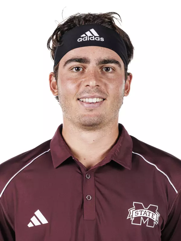 STARKVILLE, MS - September 06, 2023 - Mississippi State's Nemanja Malesevic during 2023-24 Men’s Tennis Production Day at the Holliman Athletic Center at Mississippi State University in Starkville, MS. Photo By Jaden Powell