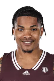 STARKVILLE, MS - September 05, 2023 - Mississippi State Guard Shakeel Moore (#3) headshot taken at the Holliman Athletic Center at Mississippi State University in Starkville, MS. Photo By Mike Mattina