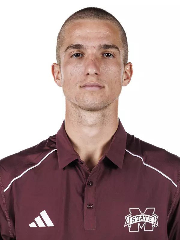 STARKVILLE, MS - September 06, 2023 - Mississippi State's Radomir Tomic during 2023-24 Men’s Tennis Production Day at the Holliman Athletic Center at Mississippi State University in Starkville, MS. Photo By Jaden Powell