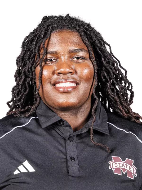 STARKVILLE, MS - October 17, 2024 - Mississippi State Thrower Jewel Giles during 2024-2025 Track & Field Production Day at the Holliman Athletic Center at Mississippi State University in Starkville, MS. Photo By Mike Mattina