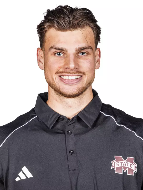 STARKVILLE, MS - October 17, 2024 - Mississippi State Thrower Rémi Rougetet during 2024-2025 Track & Field Production Day at the Holliman Athletic Center at Mississippi State University in Starkville, MS. Photo By Mike Mattina