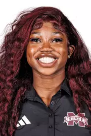 STARKVILLE, MS - October 17, 2024 - Mississippi State Sprinter Kyndall Sessom during 2024-2025 Track & Field Production Day at the Holliman Athletic Center at Mississippi State University in Starkville, MS. Photo By Mike Mattina